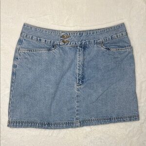 GAP Vintage Classic Blue Denim Mini Skirt Size 8